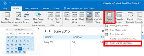How To Open Shared Calendar In Outlook 2007